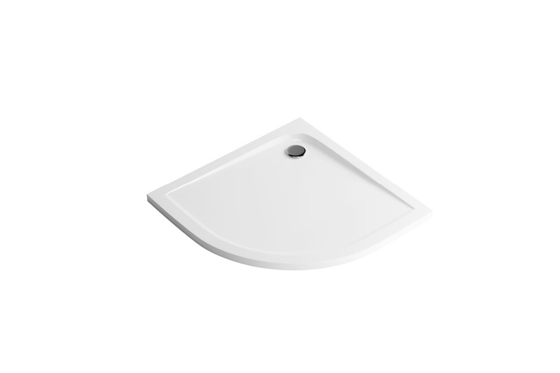 100 x 100 cm Excellent Sense Biały Brodzik Półokrągły