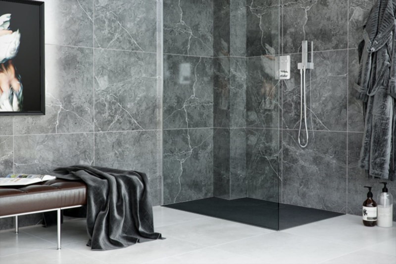 EXCELLENT BRODZIK KOMPOZYTOWY PROSTOKĄTNY, CZARNY BREX.1103.120.090.BLN