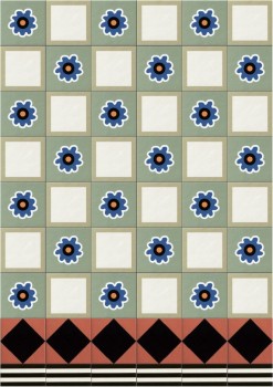 20,5 x 20,5 CM MUTINA Mattonelle Margherita Square Green Szkliwo