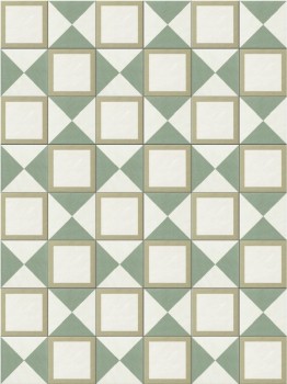 20,5 x 20,5 CM MUTINA Mattonelle Margherita Square Green Szkliwo