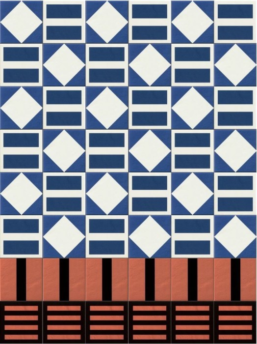 20,5 x 20,5 CM MUTINA Mattonelle Margherita Rhombus White Szkliwo 1.jpg