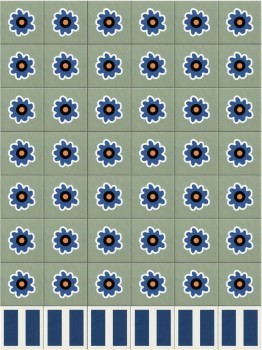 20,5 x 20,5 CM MUTINA Mattonelle Margherita Flower Green Szkliwo 1.jpg