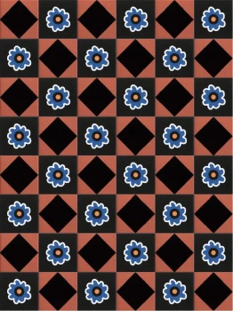 20,5 x 20,5 CM MUTINA Mattonelle Margherita Flower Black Szkliwo 1.jpg