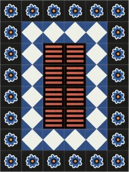 20,5 x 20,5 CM MUTINA Mattonelle Margherita Flower Black Szkliwo 2.jpg