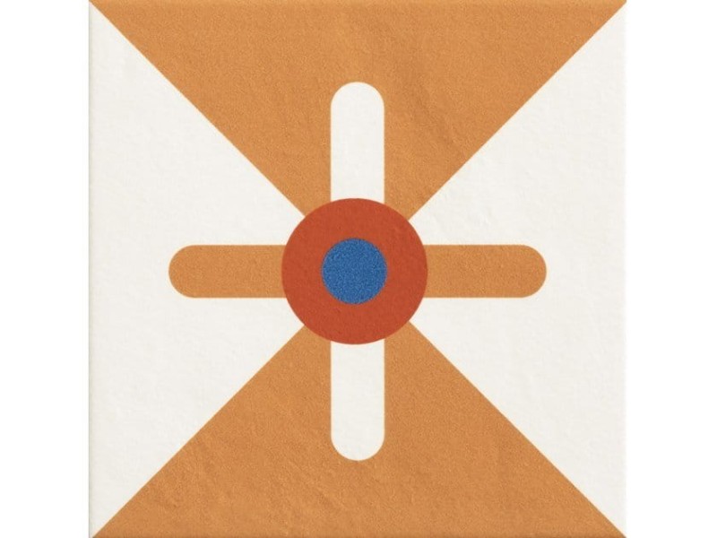 20,5 x 20,5 CM MUTINA Mattonelle Margherita Spring Terracotta Szkliwo