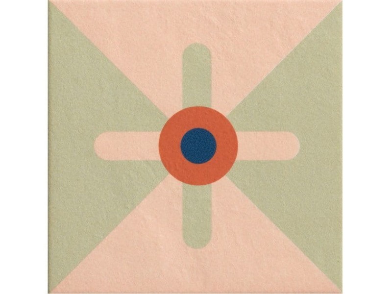 20,5 x 20,5 CM MUTINA Mattonelle Margherita Spring Pink Szkliwo