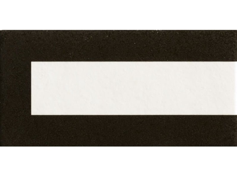 20,5 x 10,1 CM MUTINA Mattonelle Margherita Marghe Frame Black Szkliwo
