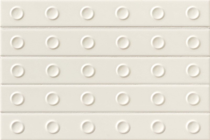 21,1x 31,5 Mutina Punto Down White matt Płytka Ceramiczna Matowa