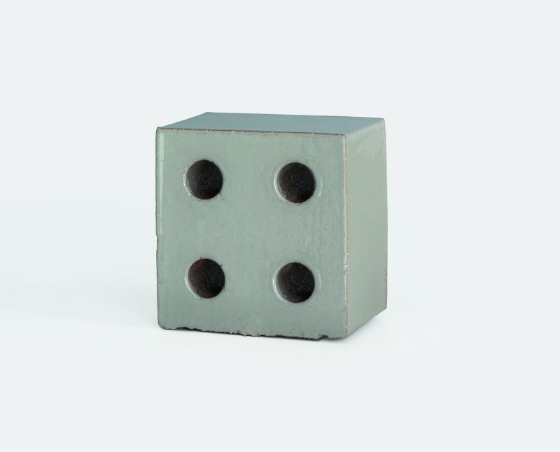 13x13x10 CM MUTINA Bloc Grey Cegiełka Ceramiczna Połysk