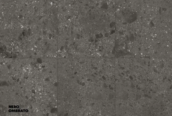 120 x 60 cm Ariostea Fragmenta Nero Ombrato Structured Płytka Ceramiczna Struktura