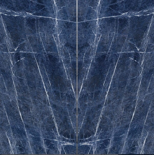 300 x 150 Ariostea Ultra Marmi Sodalite Blu A Płytka Wielkoformatowa Połysk