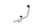 57 cm Excellent Simple Czarny Mat Przelew Wannowy Standardowy Automatyczny