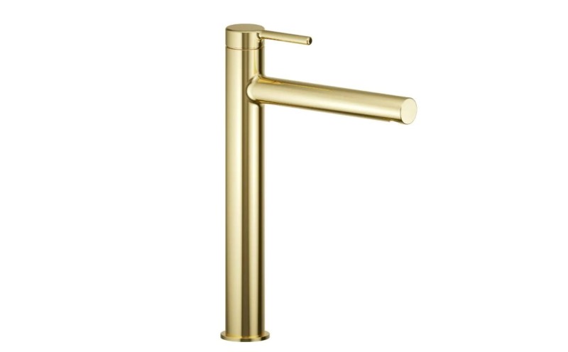 Excellent Pi Złoty Połysk  Bateria Umywalkowa Wysoka 