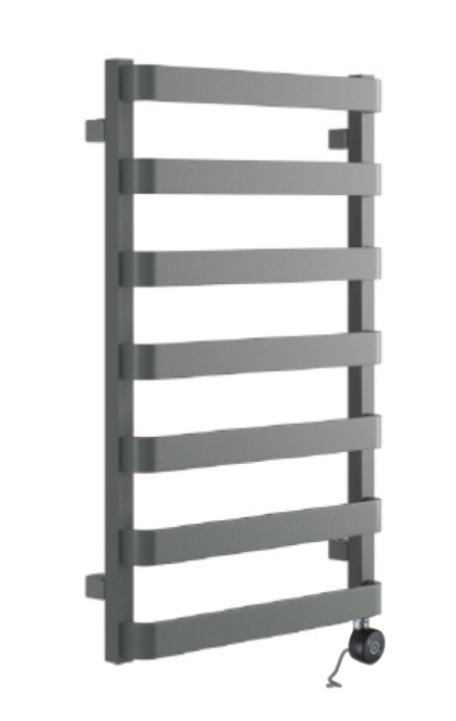 85 x 50 cm Excellent Meteor 85 Szary Metalik Grzejnik Łazienkowy elektryczny