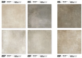 100 x 100 cm Ariostea Clays Mud Clay Płytka Ceramiczna Matowa