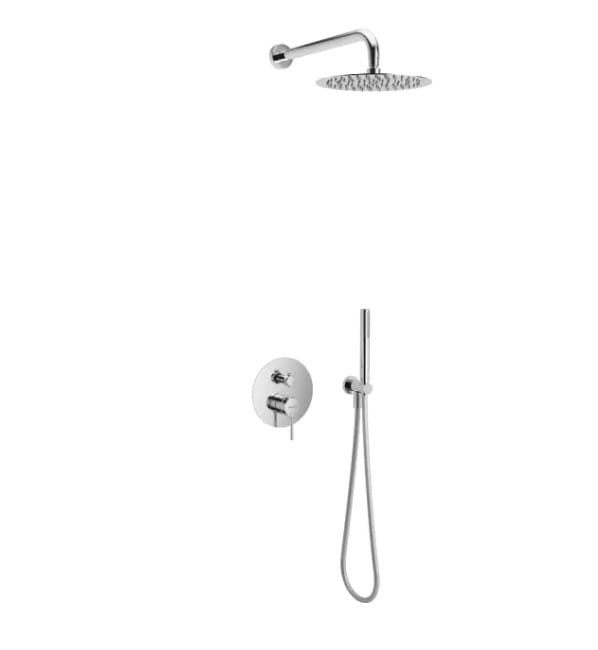 Excellent Pi  Chrom Zestaw Prysznicowo - Wannowy Podtynkowy 3 funkcje