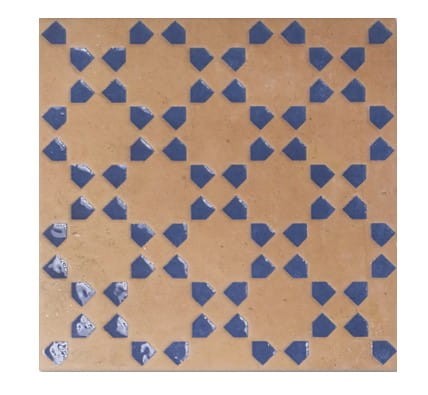 15 x 15 cm  Wow Bejmat Decor tan Azur Płytka Ceramiczna Matowa