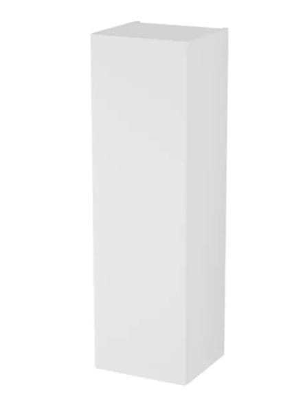 110 × 33 × 33 cm Excellent Blanko Biały Połysk Słupek Wiszący