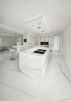 120 x 120 cm Ariostea Ultra Marmi Statuario Altissimo Spiek Wielkoformatowy Matowy