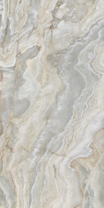 320 x 160 cm Ava Ceramica Onice Iride Argento Gres Wielkoformatowy Połysk