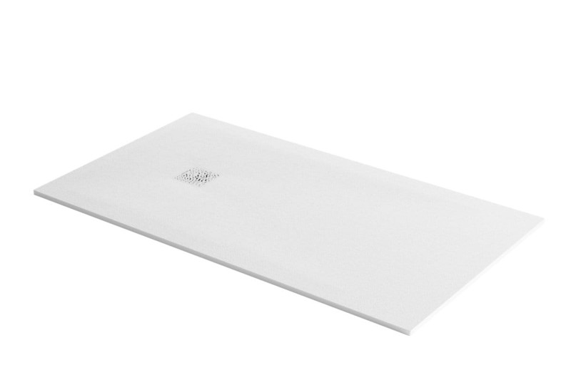 120 x 90 cm Excellent Arda Biały Brodzik Kompozytowy Prostokątny  - Wyprzedaż Powystawowa