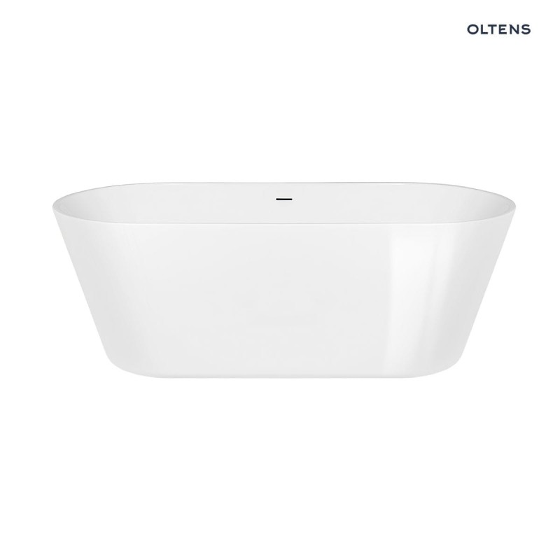 172 x 82 cm Oltens Yrsa Wanna Wolnostojąca  Owalna Akrylowa biała