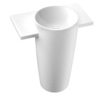 90x36 cm Febe S Umywalka Stojąco-Przyścienna Marmorin Design P_S_032_01_0900