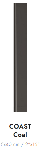 5 x 40 cm Wow FACES Coast Coal Płytka Ceramiczna Matowa