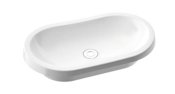 62 x 36,1 cm Pia 60 Umywalka Nablatowa-Wpuszczana W Blat Marmorin Design P_U_070_01_0620