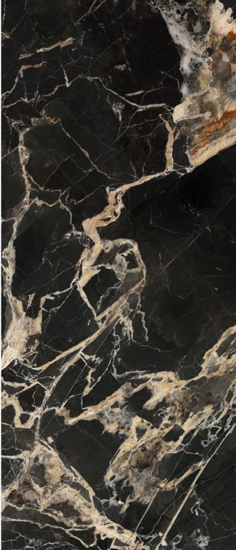 280 x 120 cm Ava Ceramica Black Gold Płytka Ceramiczna Połysk