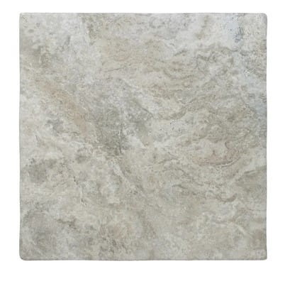 44 x 44 cm Wow Cross Cut XXL Silver Płytka Ceramiczna Matowa