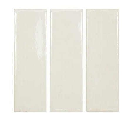 4 x 12,5 cm Wow Skin White Płytka Ceramiczna Połysk