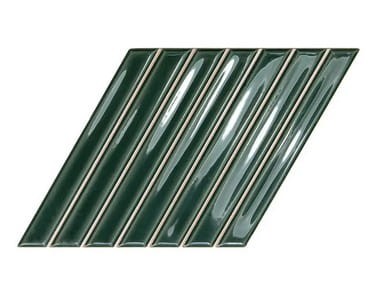 15 x 25,9 cm Wow Spike Bars B Royal Green Płytka Ceramiczna Połysk