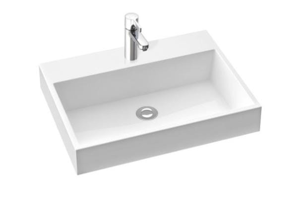 60 x 45 cm Teo 60 Umywalka Meblowa-Wpuszczana W Blat Marmorin Design