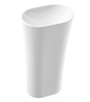 44 x 30,5 cm Wega 44 S Umywalka Stojąco-Przyścienna Marmorin Design