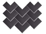 20 x 20 cm Wow Boho Elle Black Matt Płytka Ceramiczna Matowa