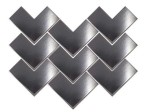 20 x 20 cm Wow Boho Elle Steel Płytka Ceramiczna Połysk