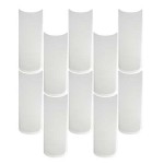 10 x 25 cm Wow Boho Tear White Matt Płytka Ceramiczna Matowa