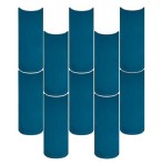 10 x 25 cm Wow Boho Tear Saphire Płytka Ceramiczna Połysk