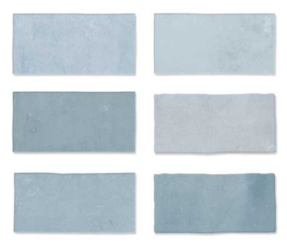 6,2 x 12,5 cm Fez Aqua Matt Płytka Ceramiczna Matowa