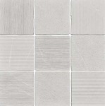 12x12 cm Wow Gea Carved Grey Płytka Ceramiczna Matowa