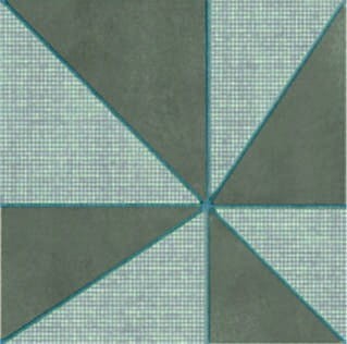 20 x 20 cm AZULEJ GIRA GRIGIO