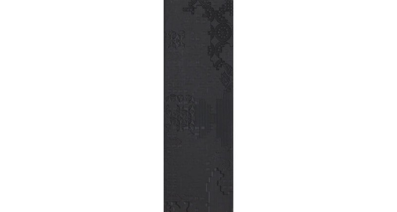 18 x 54 CM MUTINA BAS-RELIEF PATCHWORK RELIEF NERO