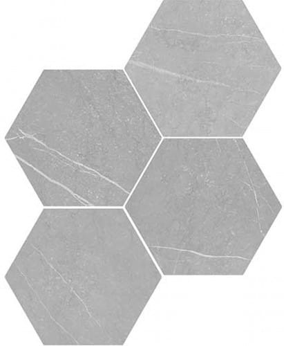 20 X 23 cm Wow Love Affairs Petra Hexagon Grey Płytka Ceramiczna Matowa