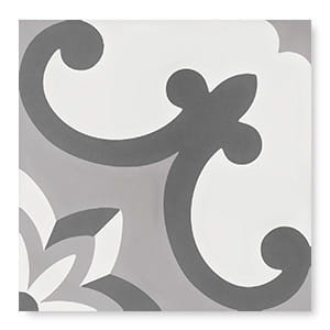 18,5 X 18,5 cm Wow Cement Tradition Decor 2 Grey Płytka Ceramiczna Matowa