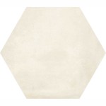 22,5 x 19,5 cm 41zero42 Mate Esagona Avorio Płytka Ceramiczna Matowa